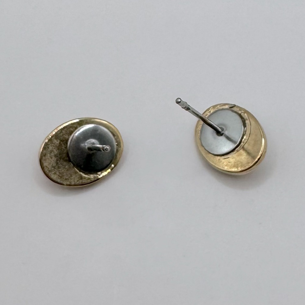 AVON Vintage Gold-Tone Crystal Sunburst Earrings - Picture 11 of 13
